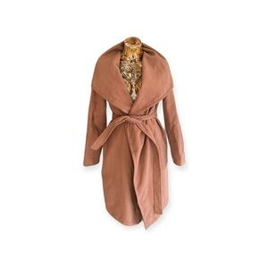 Coppelia Coat sash brown long XS